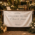 Welcome Drinks Wedding Banner – product photo 3