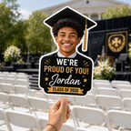 Custom Graduation Photo Fan, Class of 2026 Grad Party Prop – product photo 8