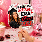 Custom Graduation Photo Hand Fan, Class of 2026 Grad Party Prop – product photo 10
