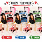 Custom Graduation Photo Hand Fan, Class of 2026 Grad Party Prop – product photo 3