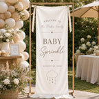 Personalized Baby Sprinkle Welcome Banner – main product view