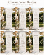 Personalized Baby Sprinkle Welcome Banner – product photo 4