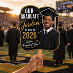 Custom Graduation Photo Fan, Class of 2026 Keepsake Prop – product photo 3
