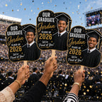Custom Graduation Photo Fan, Class of 2026 Keepsake Prop – product photo 2