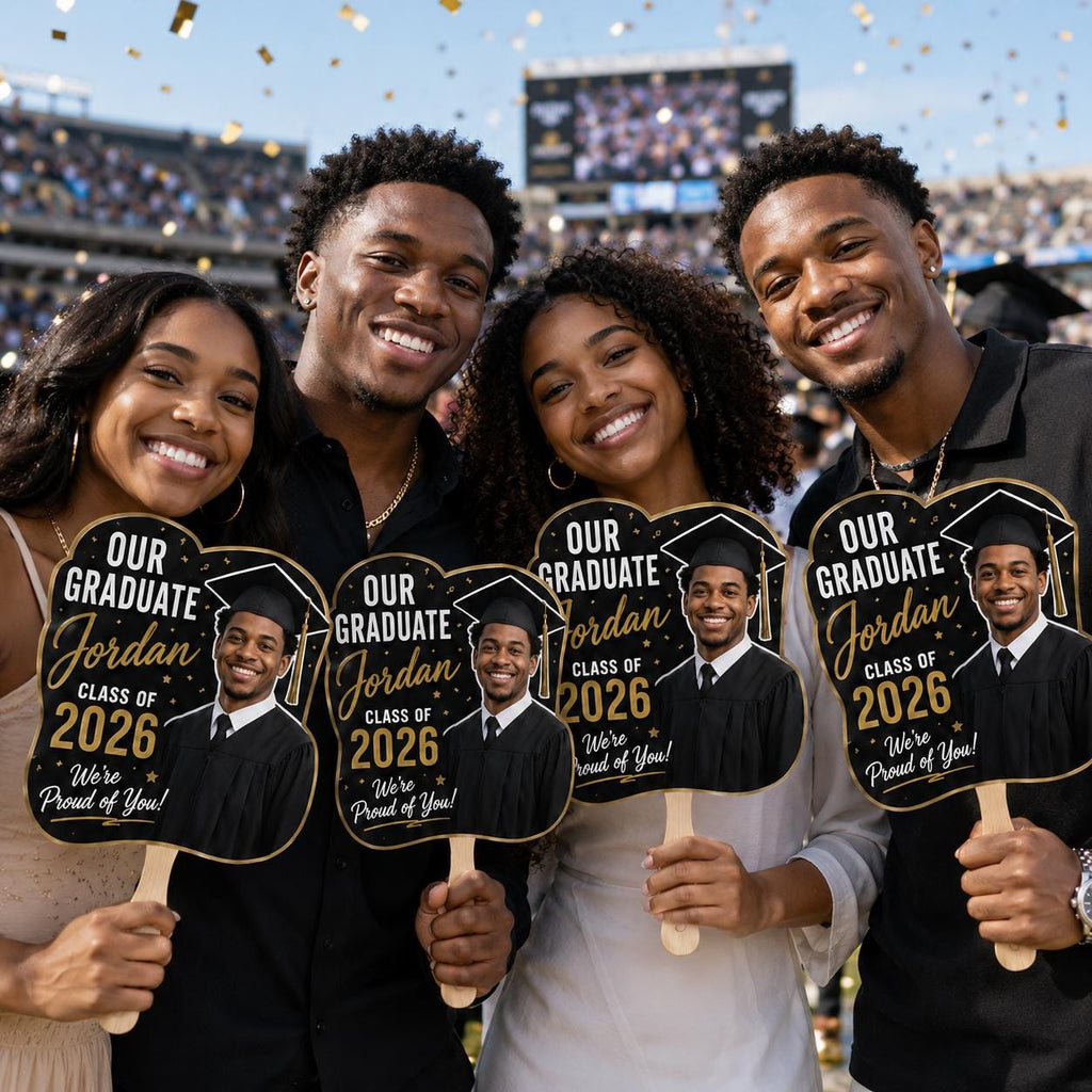 Custom Graduation Photo Fan, Class of 2026 Keepsake Prop - product image 9