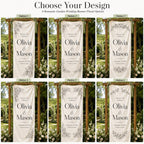 Personalized Wedding Welcome Banner, Floral Satin Ceremony Sign – product photo 4