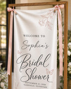 Personalized Bridal Shower Welcome Banner – product photo 4