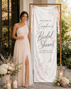 Personalized Bridal Shower Welcome Banner – product photo 9