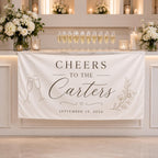 Personalized Cheers Wedding Bar Banner – product photo 10