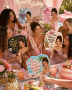 Custom Photo Birthday Hand Fan – main product view