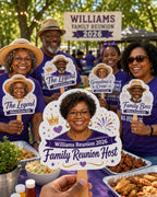 Custom Photo Hand Fan, Family Reunion Party Favor – product photo 5