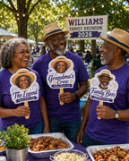 Custom Photo Hand Fan, Family Reunion Party Favor – product photo 6