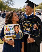 Custom Graduation Photo Hand Fan, Class of 2026 Keepsake Prop – main product view