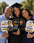 Custom Graduation Photo Hand Fan, Class of 2026 Keepsake Prop – product photo 8