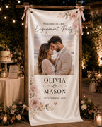 Personalized Satin Engagement Banner – product photo 8