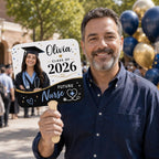 Custom Photo Graduation Fan, Class of 2026 Future Nurse Prop – product photo 8