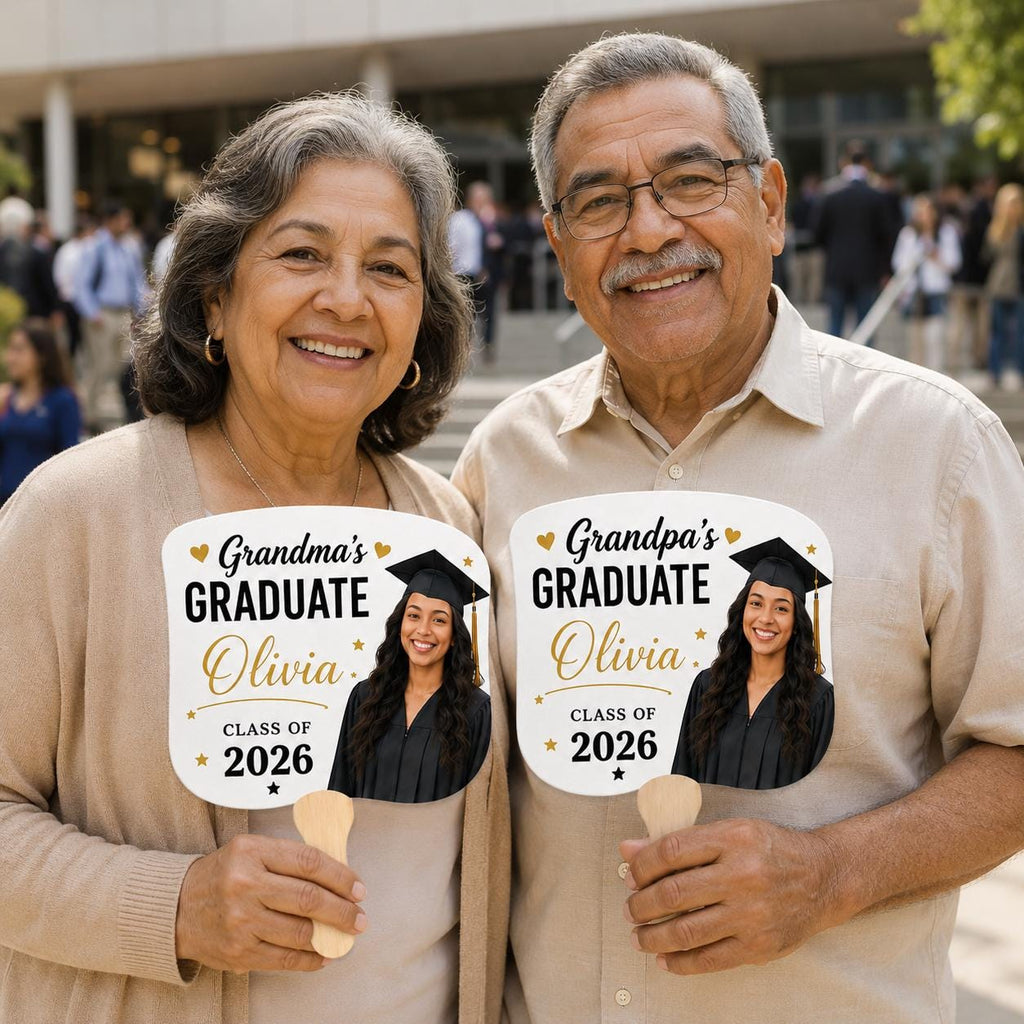 Custom Graduation Photo Fans, Class of 2026 Family Keepsake Props - product image 5