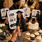 Custom Graduation Photo Hand Fans – main product view