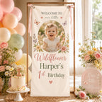 Wildflower First Birthday Banner – product photo 6