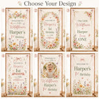 Wildflower First Birthday Banner – product photo 3