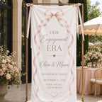 Personalized Engagement Party Satin Banner – product photo 8