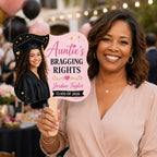 Custom Photo Graduation Fan, Class of 2026 Proud Grandma Prop – product photo 7