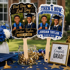 Custom Photo Graduation Fan, Class of 2026 Prop – main product view