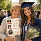Custom Graduation Photo Fan, Class of 2026 Grad Prop, Personalized Timeline Keepsake – product photo 7