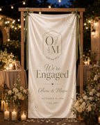 Custom Engagement Party Banner – product photo 5