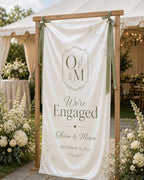 Custom Engagement Party Banner – product photo 7