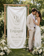 Custom Engagement Party Banner – product photo 2