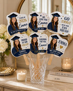 Custom Photo Graduation Fan, Class of 2026 Grad Squad Prop – product photo 7