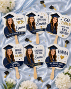 Custom Photo Graduation Fan, Class of 2026 Grad Squad Prop – product photo 8