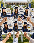 Custom Photo Graduation Fan, Class of 2026 Grad Squad Prop – product photo 10