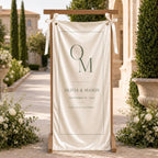 Minimal Monogram Wedding Banner – product photo 6