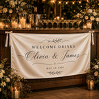 Welcome Drinks Wedding Banner – main product view