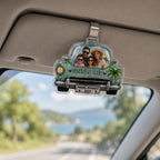Custom Photo Visor Clip, Personalized Vacation Family Car Accessory – product photo 7