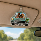 Custom Photo Visor Clip, Personalized Vacation Family Car Accessory – product photo 8