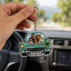 Custom Photo Visor Clip, Personalized Vacation Family Car Accessory – product photo 3