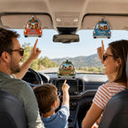 Custom Family Photo Car Visor Clip – product photo 6