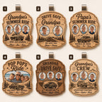 Personalized Wooden Grandpa Car Visor Clip – product photo 4