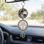 Custom Photo Car Charm, Drive Safe Rearview Mirror Keepsake – product photo 6