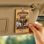 Personalized Wooden Family Reunion Ride Pass – main product view