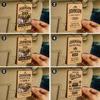Personalized Wooden Family Reunion Ride Pass – product photo 4