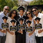 Custom Graduation Photo Fan, Class of 2026 Grad Party Prop – product photo 7