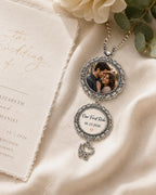Couple Photo Car Charm, Personalized Rearview Mirror Charm – product photo 9
