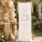 Personalized Baby Sprinkle Welcome Banner – product photo 2