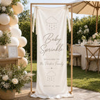 Personalized Baby Sprinkle Welcome Banner – product photo 9