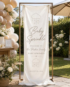 Personalized Baby Sprinkle Welcome Banner – product photo 10