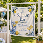 Citrus Wedding Bar Linen Tapestry – product photo 8